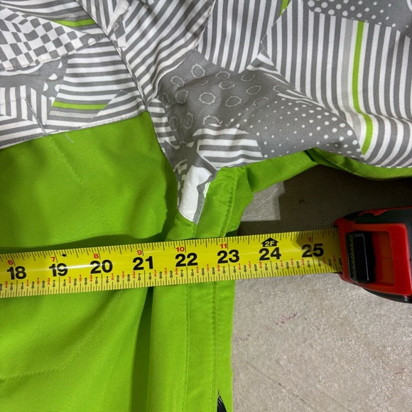 Empyre Clothing 10,000 MM Waterproof Ski Snowboard Coat Jacket Size L Neon Green - Picture 11 of 14